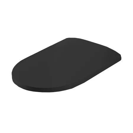 Artceram Monet Сиденье для унитаза, Slim для унитаза, механизм soft-close, цвет черный матовый/хром