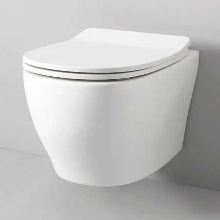 Artceram TEN Унитаз подвесной, 52х36см, безободковый, с крепежом, цвет: белый матовый