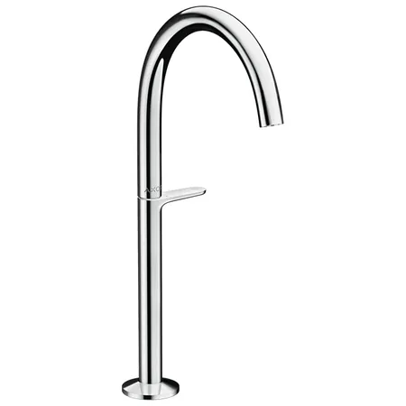Axor One Смеситель для раковины, 1 отв., излив h260мм, Select, со сливом push-open, цвет: хром