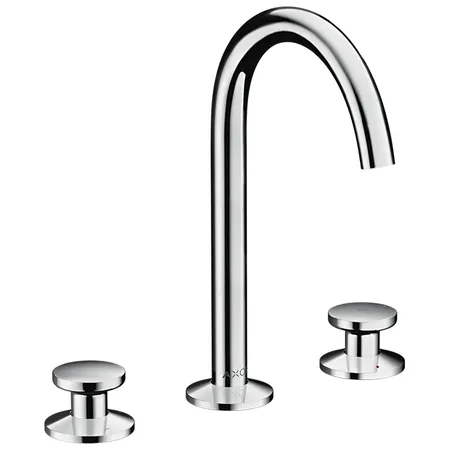Axor One Смеситель для раковины, 3 отв., излив h170мм, Select, со сливом push-open, цвет: хром