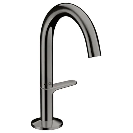 Axor One Смеситель для раковины Sel 140, на 1 отв., с донным клапаном Push-Open, цвет: полированный черный хром