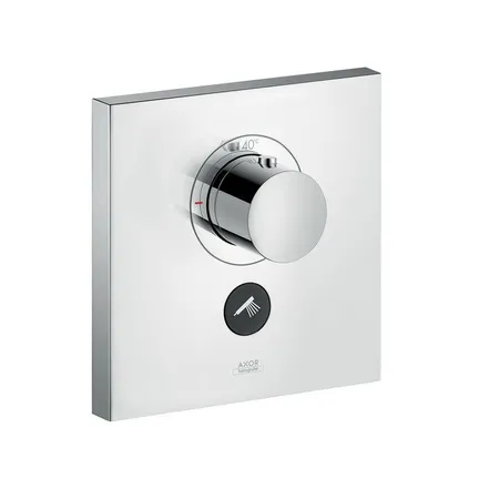Axor ShowerSelect Термостат Highflow с дополнительным клапаном для ручного душа, квадратный, внешняя часть, цвет: хром