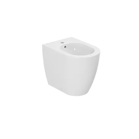 Azzurra Comoda Биде приставное с 1 отв. под смеситель 51,5х36 см, цвет: Bianco lucido