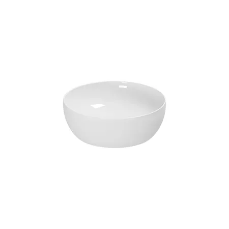 Azzurra Elegance Circle Раковина круглая накладная, Ø40xH14 см, без отв., без перелива, цвет: Bianco lucido