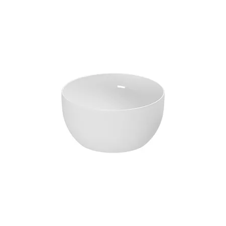 Azzurra Elegance Circle Раковина круглая накладная, Ø40xH20 см, без отв., без перелива, цвет: Bianco lucido