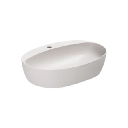 Azzurra Elegance Circle Раковина накладная, 60x42xH14 см, 1 отв., без перелива, цвет: Cenere