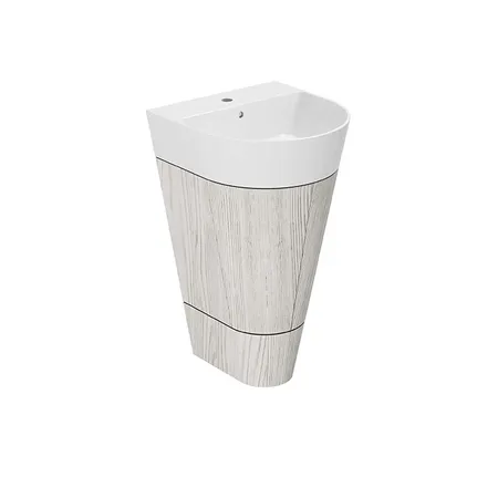 Azzurra Forma Тумба напольная 50х47х84.5см, с 2 дверцами, с раковиной, цвет: Olmo bianco