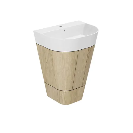 Azzurra Forma Тумба напольная 60х47х84см, с 2 дверцами, с раковиной, цвет: Olmo naturale