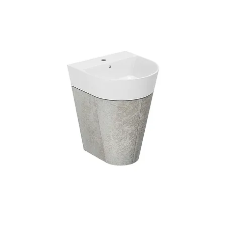 Azzurra Forma Тумба подвесная 50х47х65см, с 2 дверцами, с раковиной, цвет: Cement