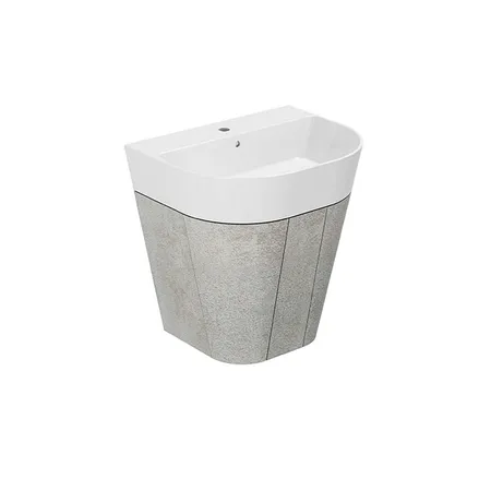 Azzurra Forma Тумба подвесная 60х47х64.5см, с 2 дверцами, с раковиной, цвет: Cement