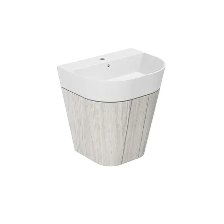 Azzurra Forma Тумба подвесная 60х47х64.5см, с 2 дверцами, с раковиной, цвет: Olmo bianco