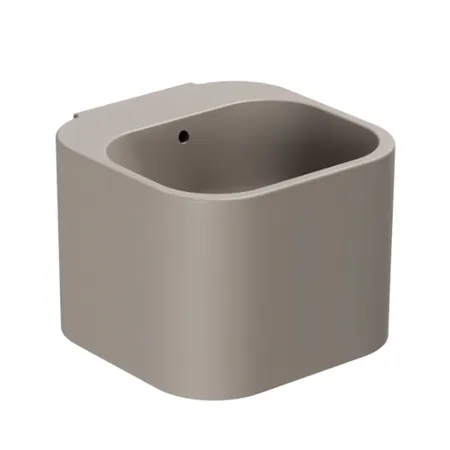 Azzurra Tandem Раковина подвесная 44x43xH32 см, без отв., с переливом, цвет: Tortora