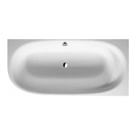 Duravit Cape Cod Ванна угол справа 190x90см с бесшовной панелью и ножками, с одним наклоном для спины, цвет: белый