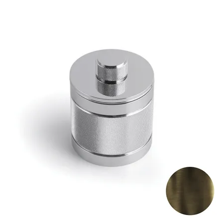 Bertocci Officina 01 Контейнер с крышкой, цвет: темная бронза