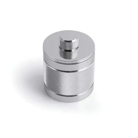 Bertocci Officina 01 Контейнер с крышкой, h110 см, d90 см, настольный, цвет: хром