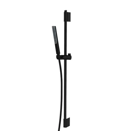 Bossini Apice Комплект для душа с штангой, ручным душем Slim и шлангом 1500 мм., цвет: черный матовый