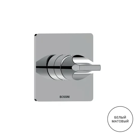 Bossini Apice Смеситель для душа, встраиваемый, цвет: белый матовый