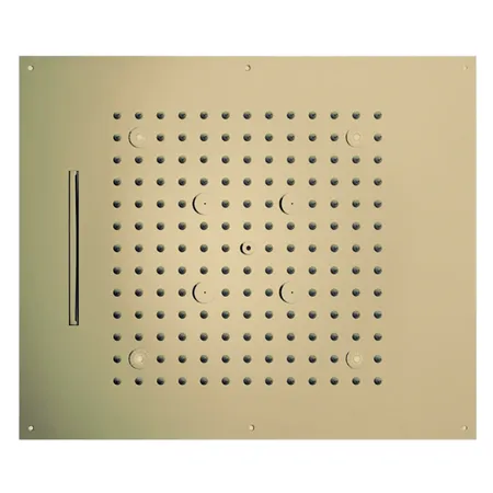 BOSSINI DREAM/3 Верхний душ 570 x 470 мм, 3 режима (дождь, каскад, туман), с 4 LED (белый), блок питания/управления, цвет: античная бронза