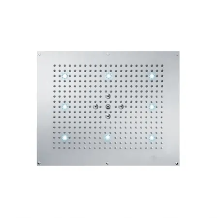 BOSSINI Dream Верхний душ 570 x 470 мм, с 8 LED RGB, 2 режима (дождь, распыление), блок питания/управления, Cromoterapia, цвет: хром