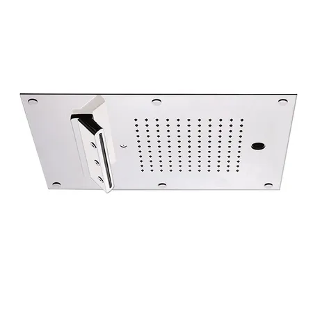 Carimali MyDream Верхний душ 450х300 мм, потолочный, 121 форсунка, 3 потока воды: дождь, каскад, распылители, двойной каскад, цвет: хром