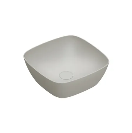 Catalano Alvea Раковина 40x40см накладная, без отв., цвет: Cemento Satinato