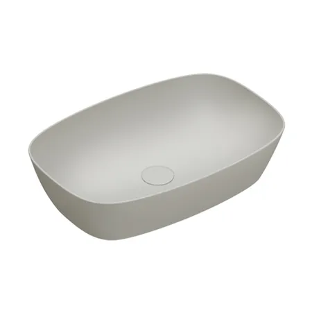 Catalano Alvea Раковина 60x40см накладная, без отв., цвет: Cemento Satinato