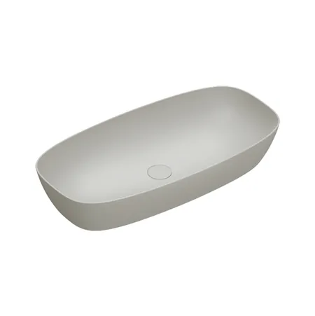 Catalano Alvea Раковина 80x40см накладная, без отв., цвет: Cemento Satinato