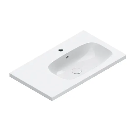 Catalano Alvea Раковина 80x46см чаша справа, с 1 отв., цвет: белый глянцевый