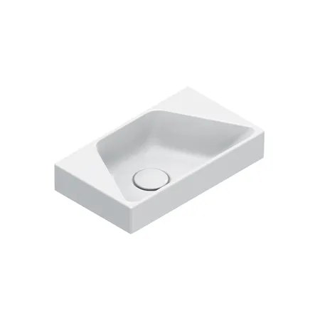 Catalano Comfort Раковина 40x23см, без отв., цвет: белый глянцевый