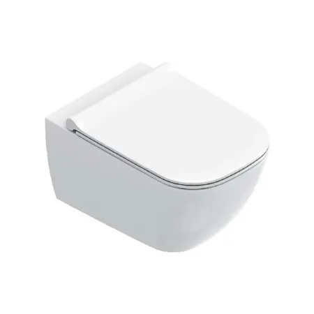 Catalano Elice Унитаз подвесной 54x36, безободковый, смыв Tornado, покрытие Cataglaze+, цвет: белый глянцевый