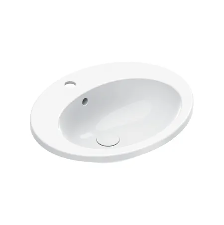 Catalano Italy Раковина 57x47см встраиваемая, с 1 отв., цвет: белый глянцевый