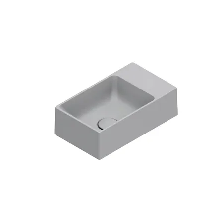 Catalano Premium Раковина 40x23см, без отв., цвет: Cemento Satinato