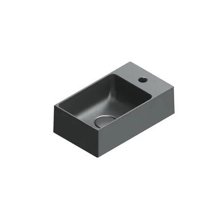 Catalano Premium Раковина 40x23см, с 1 отв., цвет: черный матовый