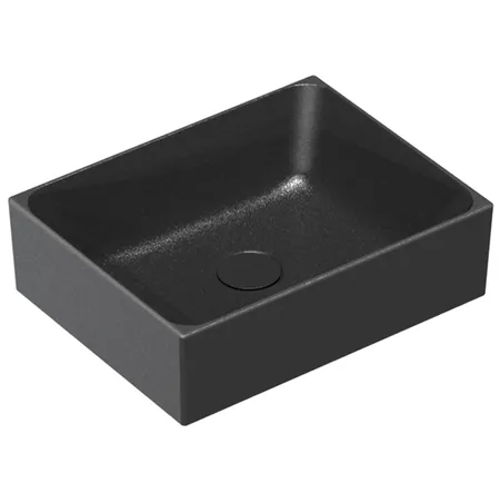 Catalano Premium Раковина 45x35см накладная, без отв., цвет: черный матовый