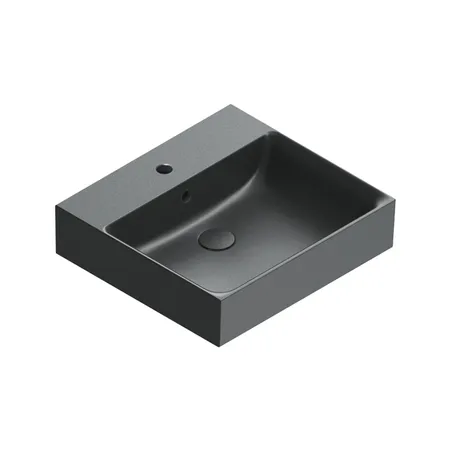 Catalano Premium Раковина 50x47см, с 1 отв., цвет: черный матовый