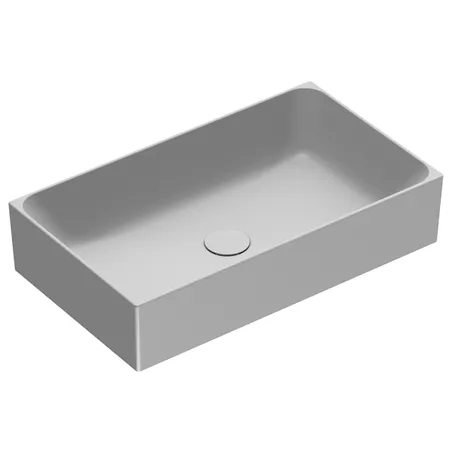 Catalano Premium Раковина 60x35см накладная, без отв., цвет: Cemento Satinato