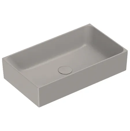 Catalano Premium Раковина 60x35см накладная, без отв., цвет: Tortora Satinato