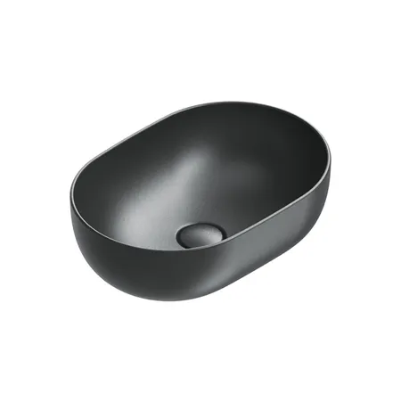 Catalano Sfera Раковина 50x35см накладная, без отв., цвет: черный матовый