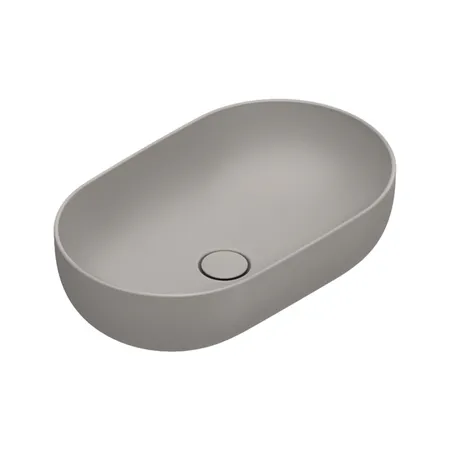 Catalano Sfera Раковина 60x37см накладная, без отв., цвет: Tortora Satinato