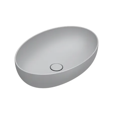 Catalano Sfera Раковина 60x42см накладная, без перелива, без отв., цвет: Cemento Satinato