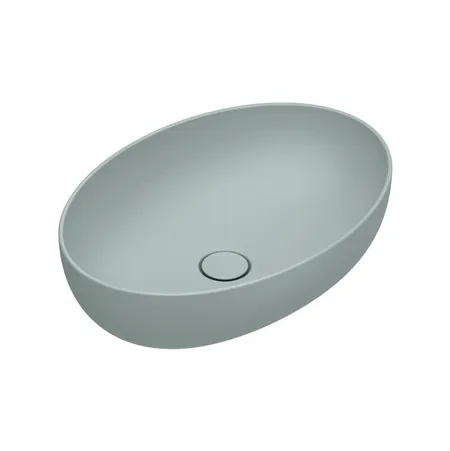 Catalano Sfera Раковина 60x42см накладная, без перелива, без отв., цвет: Aqua Satinato