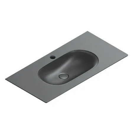 Catalano Sfera Раковина консоль 100x50см, с 1 отв., цвет: черный матовый
