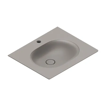 Catalano Sfera Раковина консоль 60x50см, с 1 отв., цвет: Tortora Satinato