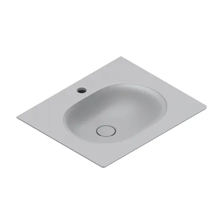 Catalano Sfera Раковина консоль 60x50см, с 1 отв., цвет: Cemento Satinato