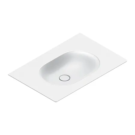 Catalano Sfera Раковина консоль 75x50см, без отв., цвет: белый матовый