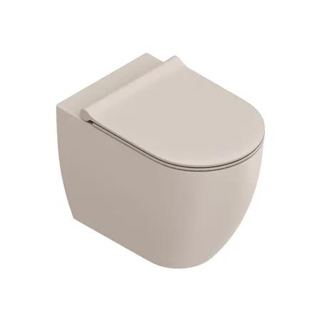 Catalano Sfera Унитаз напольный 54x35см, безободковый, смыв Tornado, покрытие Twinglaze+, цвет: Seta Satinato