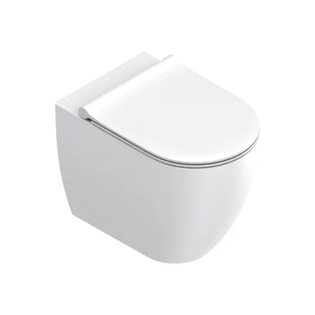 Catalano Sfera Унитаз напольный 55x35см, безободковый, смыв Tornado, покрытие Twinglaze+, цвет: белый матовый
