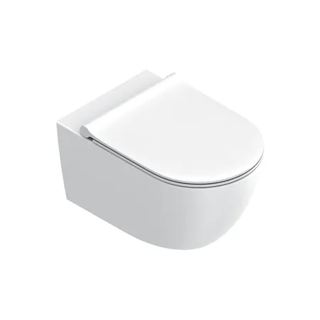 Catalano Sfera Унитаз подвесной 55х35см, безободковый, смыв Tornado, покрытие Twinglaze+, цвет: белый матовый