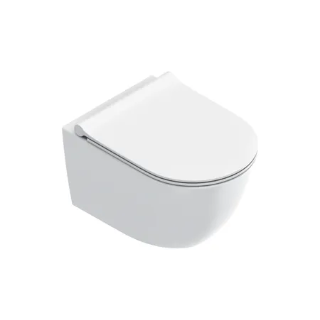 Catalano Sfera Унитаз подвесной 50x35см, безободковый, смыв Tornado, покрытие Twinglaze+, цвет: белый матовый
