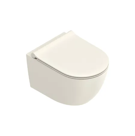 Catalano Sfera Унитаз подвесной 50x35см, безободковый, смыв Tornado, покрытие Twinglaze+, цвет: Lino Satinato